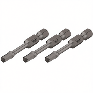 ชุดดอกไขควงหกเหลี่ยมยาว Hazet ขนาด 1/4 นิ้ว แบบทนแรงกระแทก 3 ชิ้น อุปกรณ์เสริมสำหรับเครื่องมือไฟฟ้า - Product Image 2