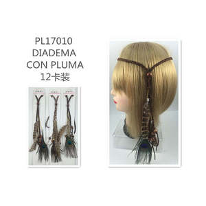 12 Unidades/C Diadema Fiesta con Pluma Elegante Accesorio Fiesta - Product Image 1