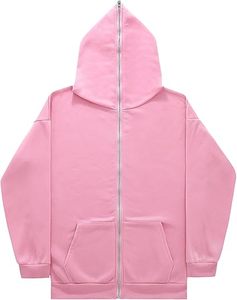 Sweat à capuche avec fermeture éclair complète Sweats à capuche pour hommes en coton et polyester de haute qualité Impression personnalisée Sweat à capuche polaire à fermeture éclair complète - Product Image 5