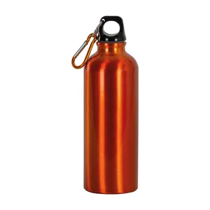 Borraccia in Alluminio Personalizzabile da 500ml con Moschettone - Gadget Promozionale Personalizzabile - Product Image 1
