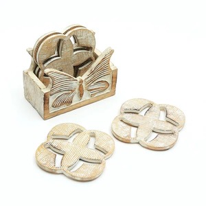 ชุดที่รองแก้วสแตนเลสทรงแปดเหลี่ยมเป็นมิตรกับสิ่งแวดล้อมเสื่อตกแต่งเครื่องดื่มสำหรับโต๊ะทำงานบาร์ปาร์ตี้ - Product Image 1