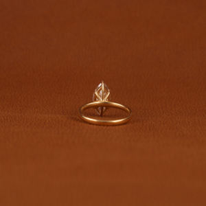 Platino oro joyería fina moda estilo clásico Marquesa corte punta ajuste boda compromiso anillo certificado laboratorio cultivado diamante - Product Image 3