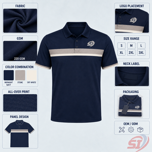 Camiseta Polo Deportiva Personalizada para Hombre, de Secado Rápido y Transpirable, Fabricante de Ropa Deportiva para Equipos - Product Image 6