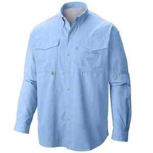 Camisa de Pesca para Hombre, Personalizada, Impermeable, con Protección Solar UPF 50, Transpirable, de Secado Rápido, Antibacteriana, con Botones, Spandex/Algodón - Product Image 3
