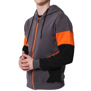 เสื้อฮู้ดผ้าคอตตอนฟลีซสำหรับผู้ชาย, เสื้อมีฮู้ดผ้า100% โอเวอร์ไซส์มีซิปด้านหน้าย้อมสีล้วนมี2026พื้นฐานสำหรับฤดูหนาว - Product Image 2