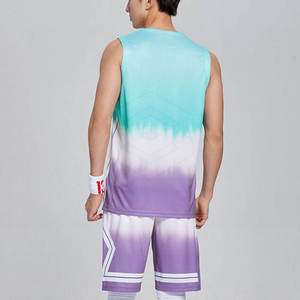 Ensembles de maillots de basket respirants à succès, 100% polyester, sublimation de haute qualité, maillot pour hommes, faible MOQ pour la vente en ligne - Product Image 4
