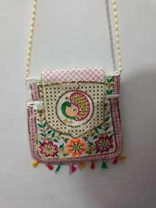 Assorted Shoulder Bag Handbag Gift for Girls Banjara <b>Crossbody</b> <b>Purse</b> Women Accessory Ethnic Embroidery Boho Side Bags Favor - Product Image 5