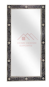 Long <b>Wall</b> Decor <b>Mirror</b> Hand Carved Bone Inlay Home <b>Wall</b> Decor <b>Mirrors</b> - Product Image 3