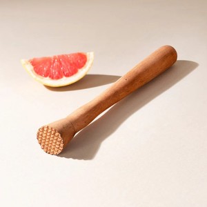 Premium Natural <b>Wooden</b> Cocktail Muddler Smooth Grip Bar Tool for Gentle Crushing of Citrus Herbs and Craft Cocktails - Product Image 2