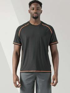 T-Shirt da Palestra per Uomo 100% Cotone, <span class=keywords><strong>Abbigliamento</strong></span> Traspirante per Sport, Corsa, Allenamento e Fitness - Product Image 4