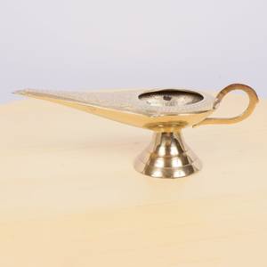 Quemador de incienso de Aladino de latón más vendido, acabado dorado, escritorio de oficina de Hotel para el hogar y cualquier mesa, accesorios de iluminación decorativos, regalo - Product Image 4