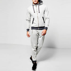 100% algodón mejor precio 2025 logotipo personalizado traje chándal conjuntos chándal para hombre Deporte Jogging chándales conjunto liso fútbol chándal - Product Image 5