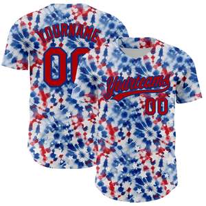 Design personnalisé 100% polyester chemise de baseball uniforme haute qualité sublimation maillots de baseball respirant - Product Image 1