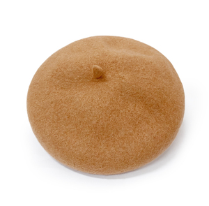 Bonnet d'hiver chaud en laine pour femmes bérets béret vintage couleur unie casquettes d'hiver élégantes pour femmes - Product Image 5