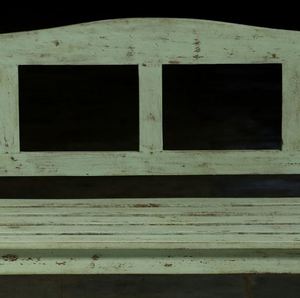 Banc d'accoudoir de patio de jardin en bois vert pour la maison hôtel jardin extérieur parc sièges banc de patio mobilier extérieur et intérieur - Product Image 3