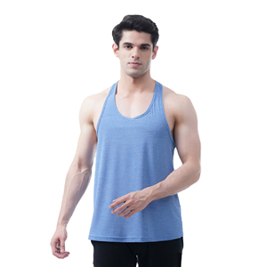OEM Custom Logo Men's Sport Fitness Tank Top Sleeveless Cotton <b>Vest</b> for Bodybuilding and Gym Running - Product Image 1