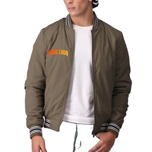 Venta al por mayor Varsity Jacket alta calidad personalizado Otoño Invierno hombres chaquetas casuales hombres Bomber Varsity Jacket en Material - Product Image 1