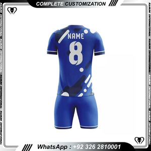 Uniforme de fútbol personalizado al por mayor para hombre uniforme de fútbol cómodo 100% poliéster con logotipo personalizado - Product Image 6
