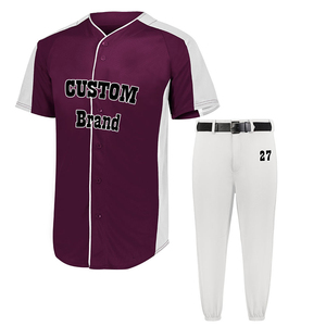 Best Selling Custom <b>Make</b> <b>Your</b> <b>Own</b> logo Best Baseball Uniforms Youth Baseball Softball Uniforms Baseball Kits Youth Team Wear - Product Image 2