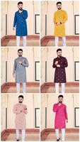 Kurta en coton uni pour homme, vêtements de mariage, Kurta pour garçon, tissu en coton, Kurta pour un usage quotidien, nouvelle collection