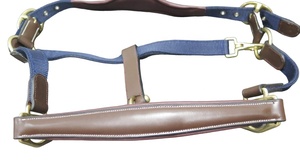 Têtière anatomique pour cheval en cuir souple, accessoires équestres - Product Image 3