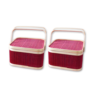 Paniers-cadeaux en bambou personnalisés de vente chaude: remplissez-les avec amour et articles réfléchis de haute qualité - Product Image 1