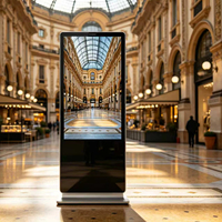 Pantalla Digital LCD con Logotipo Personalizado, 4K, Android, de Pie, con Pantalla Táctil Interactiva, para Centros Comerciales y Hoteles
