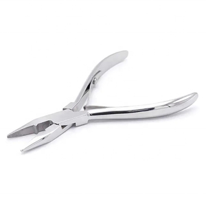 Professional Micro Ring Loop Hair Extension <b>Tool</b> Kit Stainless Steel Removal Plier Needle Pulling Hook Threader <b>Silicone</b> Wire - Product Image 3
