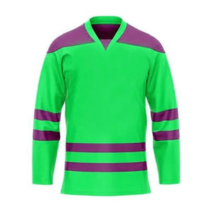 Uniforme de hockey personnalisé sublimé équipe de jeunes sweat à capuche de hockey sur glace 100% polyester vêtements de hockey sur glace broderie de numéro d'uniforme d'équipe - Product Image 5