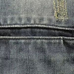 เสื้อแจ็คเก็ตยีนส์ทรงสลิมฟิตสไตล์วินเทจย้อนยุคสำหรับผู้ชาย |   เสื้อโค้ทยีนส์คอปกติดกระดุมแบบมอเตอร์ไซค์ |   เสื้อผ้าสตรีทแวร์แบบลำลองสไตล์อเมริกัน ความยาวปกติ - Product Image 3