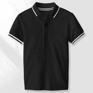 Polo de haute qualité pour hommes avec tissu en jersey brodé avec logo personnalisé et vêtements personnalisés à motif unique - Product Image 4