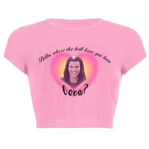 เสื้อยืดกำหนดเองได้เสื้อครอปเซ็กซี่เสื้อฮาราจูกุเสื้อยืดทารกเสื้อยืดส่วนตัวที่กำหนดเอง - Product Image 1