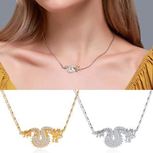 มังกรบินรูปร่างฮิปฮอปได้รับการรับรองทองจี้โซ่สร้อยคอเครื่องประดับของขวัญสำหรับแฟนหรือเพื่อนของคุณ - Product Image 6