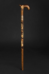 Canne de marche en bois faite à la main avec poignée en bois / Canes de marche en bois avec poignée en bois / Canne de marche pour personnes âgées - Product Image 3