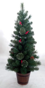 Premium Mini Christmas <b>Trees</b> 45/60/90/120cm – Decorated, Potted, Snowy & <b>LED</b> Tabletop Xmas <b>Trees</b> Wholesale - Product Image 1