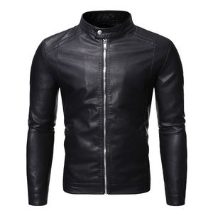 Chaqueta Cortavientos de Motocicleta Unisex de Cuero de Alta Calidad, para Invierno y Otoño, Rellena de Lana y Algodón, Transpirable, con Logotipo Personalizado Impreso y Tejido - Product Image 1
