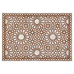 Hand Carved Adjustable Height Lighted Craftsman Style Solid <b>Wood</b> King Size <b>Bed</b> Headboard with <b>White</b> Coastal Finish Home Decor - Product Image 1