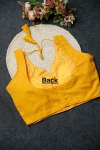 Coton magique à la mode avec Gota Patti et cauri Work Blouse Fabricant et fournisseur de Surat au taux le plus bas - Product Image 5