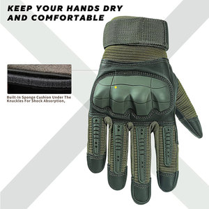 Gants tactiques de protection des mains OEM neufs, conception de logo personnalisée, gants tactiques pour adultes - Product Image 3