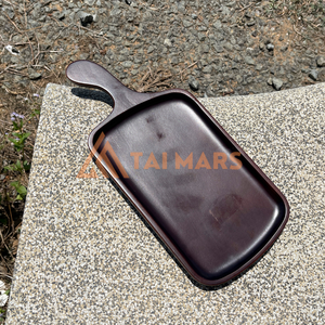 Haute Qualité Simple Pan Design Bambou Fromage Plateau De Service Attrayant Décoratif Teck Bois Fromage Outils À La Main Meilleure Qualité - Product Image 1