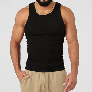 Camisetas de Tirantes Deportivas de Alta Calidad para Hombre, Ropa Deportiva de Verano para Fisicoculturismo, Camisetas sin Mangas Lisas para Gimnasio - Product Image 1