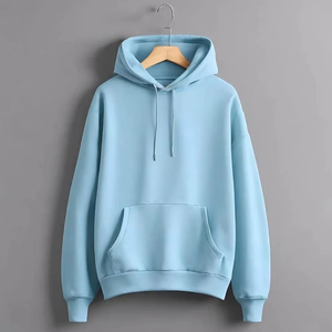 Sudaderas con capucha Unisex Premium Sudaderas de lana de alta calidad Anti-Shrink Oversize para Puff Print Zipper Design Winter Solid Hoodies - Product Image 2
