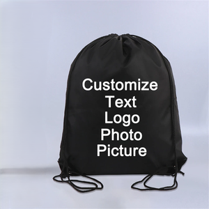 Nueva bolsa de viaje deportiva de bolsillo lateral y frontal con cremallera y cordón de poliéster ligero Mochila resistente ODM - Product Image 2