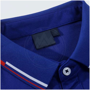 Camiseta de Polo de tela cómoda para hombre, camiseta de diseño único en línea, Color sólido - Product Image 2