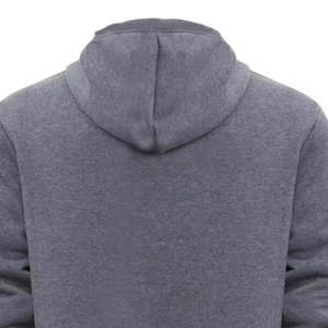 Sweat à capuche confortable avec fermeture éclair pour hommes 100% coton Vêtements de sport de haute qualité Sweat à capuche décontracté de style uni avec fermeture éclair - Product Image 6