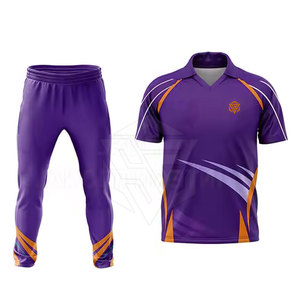 Custom Reversible Men's <b>Cricket</b> Uniform Jersey Short Set <b>Full</b> Sublimation 100% Polyester Breathable Quick Dry for Adults - Product Image 4