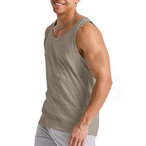 Débardeur de musculation pour hommes au prix de gros Style unique Vêtements de fitness surdimensionnés Gilet de gymnastique pour hommes à vendre - Product Image 2