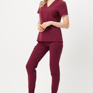 Uniforme de enfermera para mujer, tela elástica, enfermería, Hospital, uniformes, conjunto de uniformes, trajes de enfermera, conjuntos de Jogger - Product Image 2