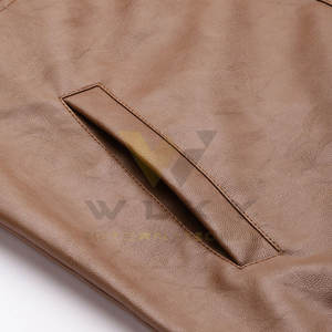 Veste d'hiver en cuir véritable de style durable pour hommes avec une coupe moderne, idéale pour les voyages et les tenues de tous les jours - Product Image 5