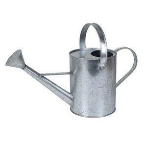 Arrosoir en métal galvanisé au design moderne avec poignée pour une utilisation pratique des plantes de jardinage et à l'extérieur - Product Image 5